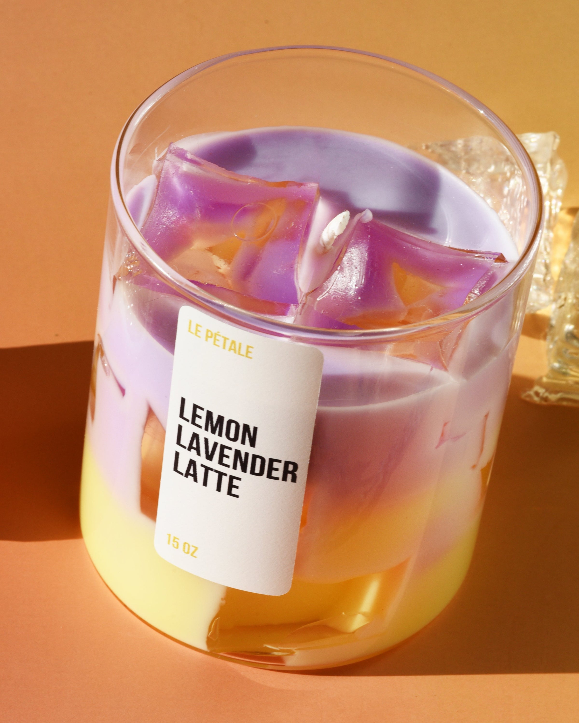 Iced Lemon Lavender Latte Candle